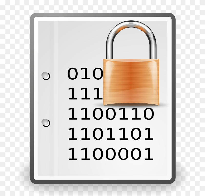 800x800 Document Encrypted Orange Clipart PNG