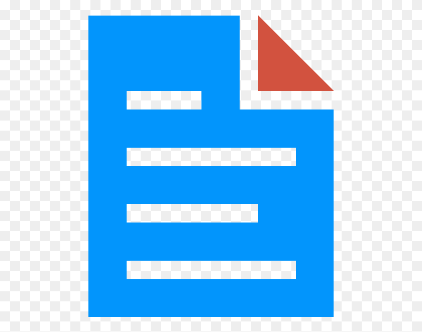 489x601 Document Icon Cobalt Blue, Text, Symbol, Logo HD PNG Download