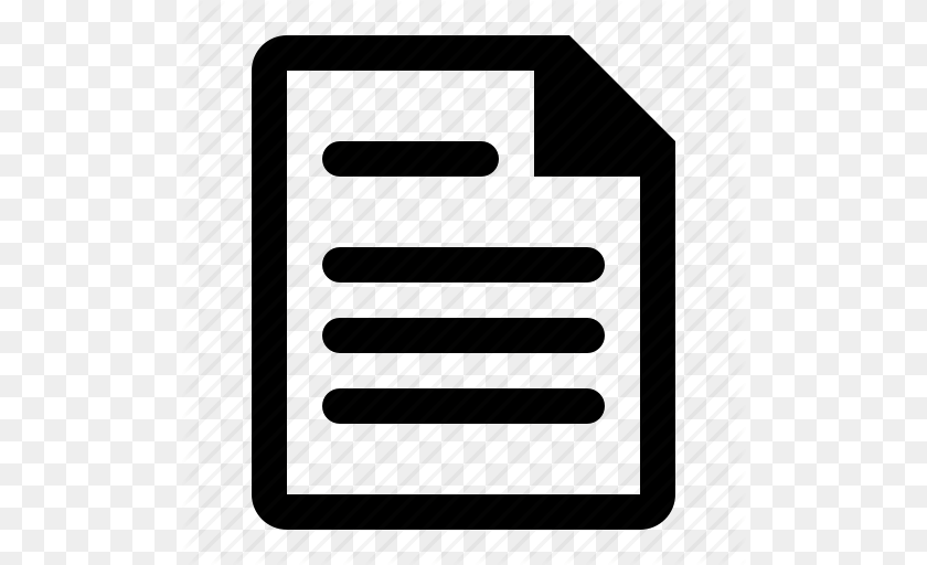 512x512 Document Note Report Icon, Architecture, Building, Bus Stop, Outdoors Clipart PNG
