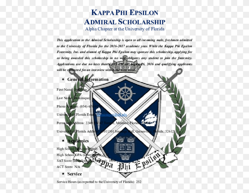 461x592 Docx Kappa Phi Epsilon Crest, Armadura, Escudo, Emblema Hd Png