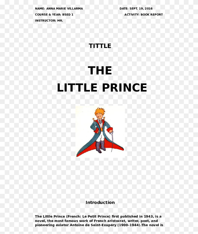545x930 Docx Little Prince, Person, Human, Duel HD PNG Download