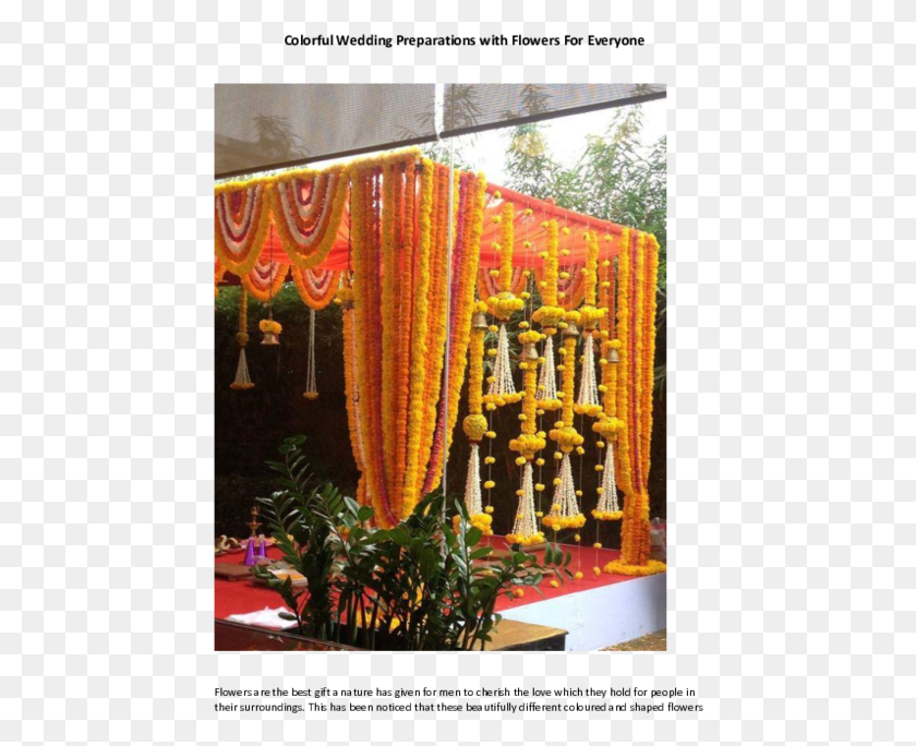 450x624 Docx Mandap Decoration With Flowers, Plant, Flower, Blossom HD PNG Download