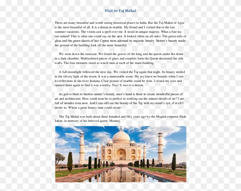 462x606 Docx Taj Mahal, Advertisement, Poster, Flyer HD PNG Download