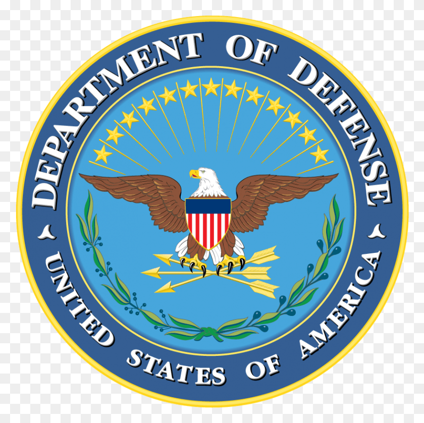 818x816 Dod Department Of Defense Logo, Symbol, Trademark, Bird HD PNG Download
