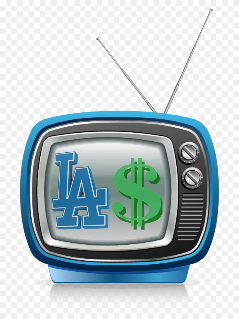 700x1060 Dodgers Dollar Sign Tv Old, Monitor, Screen, Electronics HD PNG Download