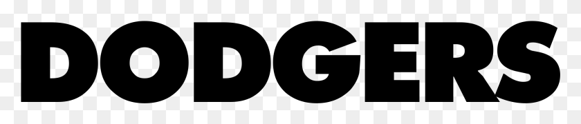 2331x359 Логотип Dodgers Черно-Белая Графика, Серый, World Of Warcraft Hd Png Скачать