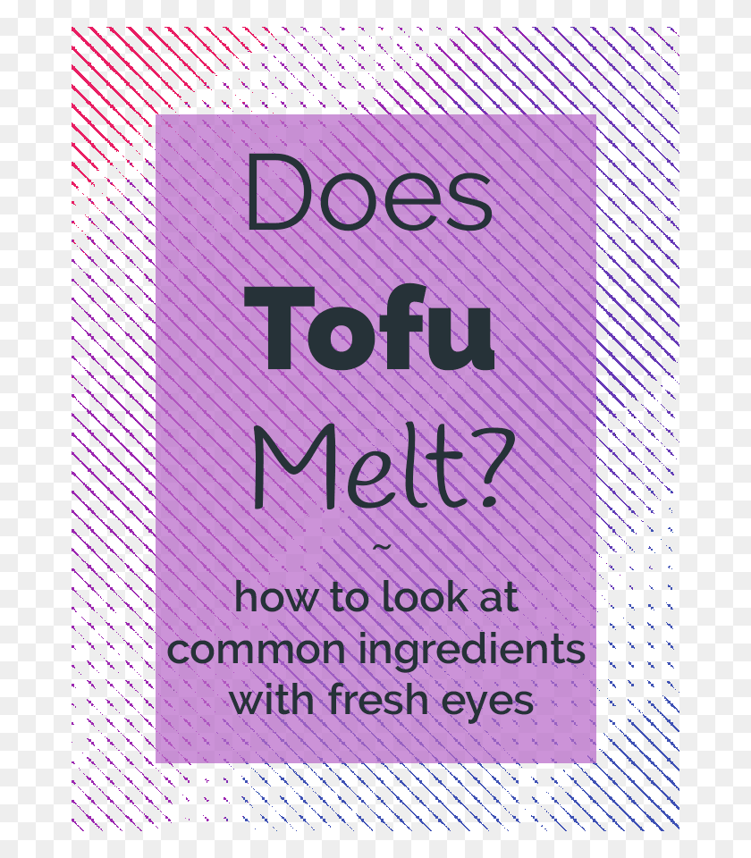 680x900 Does Tofu Melt Illustration And Title Image Poster, Text, Paper, Advertisement HD PNG Download