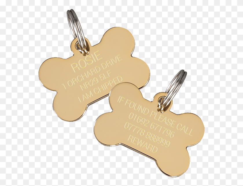 575x583 Dog Bone Id Tag Silver, Кулон, Дымовая Трубка, Аксессуары Hd Png Скачать