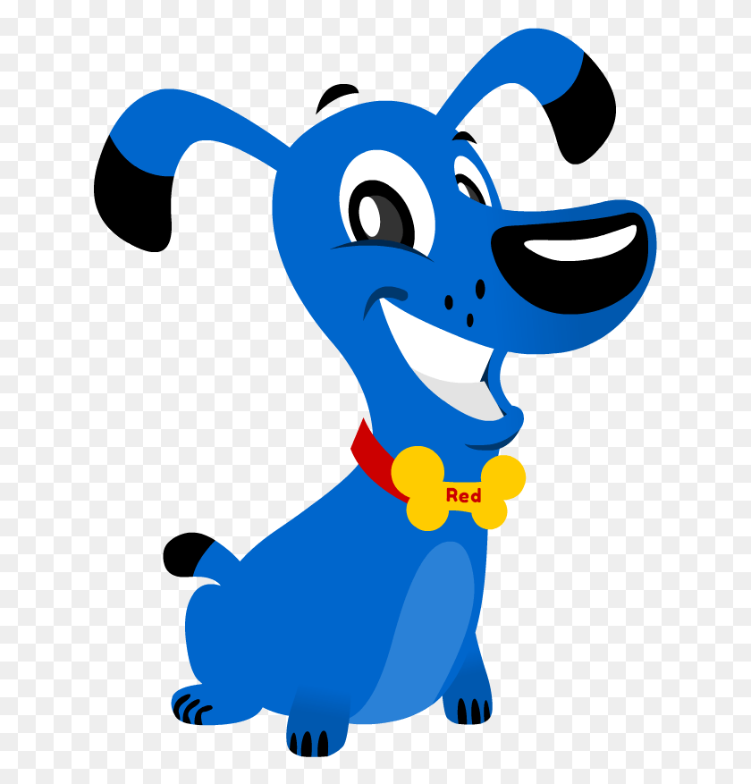 631x817 Dog Clipart Blue Cartoon, Clothing, Apparel, Animal HD PNG Download