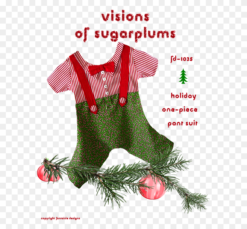589x717 Dog Clothing Pattern Christmas Ornament, Tree, Plant, Conifer HD PNG Download