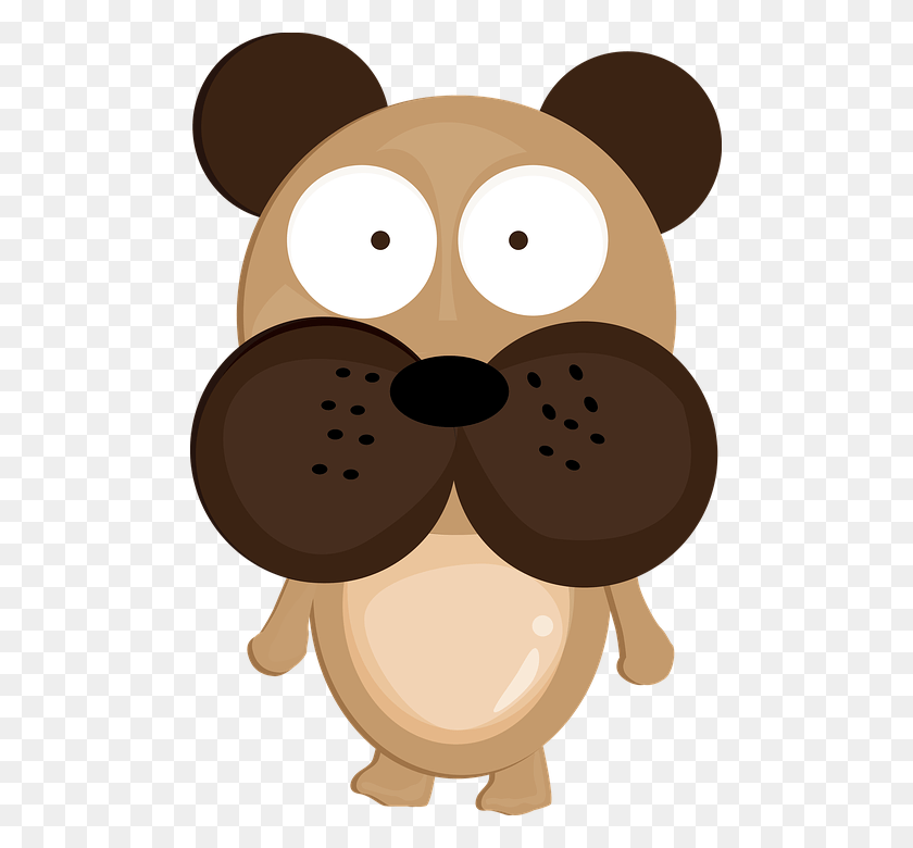 489x720 Dog Cute Animals, Mustache, Goggles, Accessories HD PNG Download