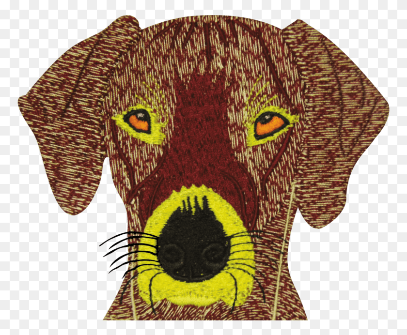769x632 Dog Face Embroidery Digitizing Sewout Sample Dachshund, Mammal, Animal, Clothing HD PNG Download