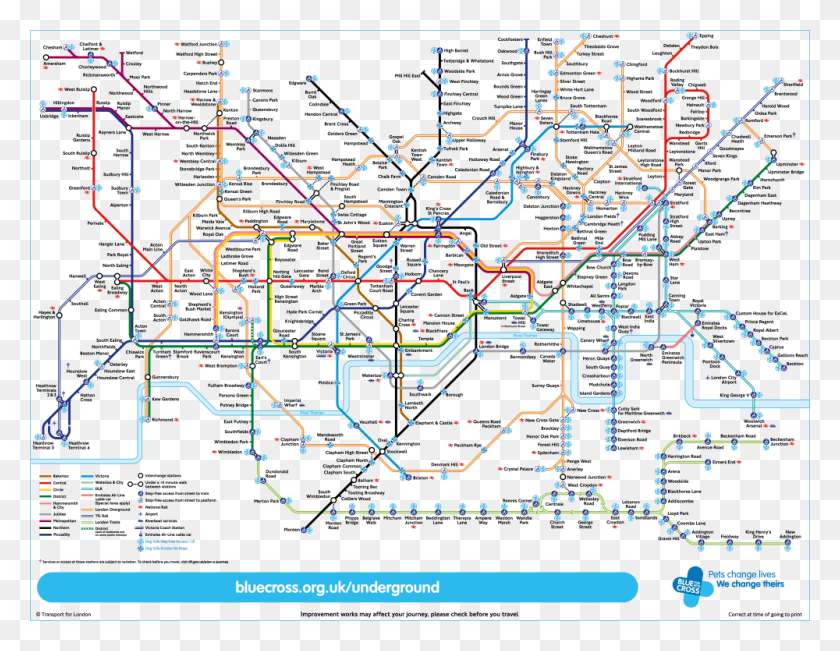 1000x758 Descargar Png / Mapa Del Metro De Londres Png