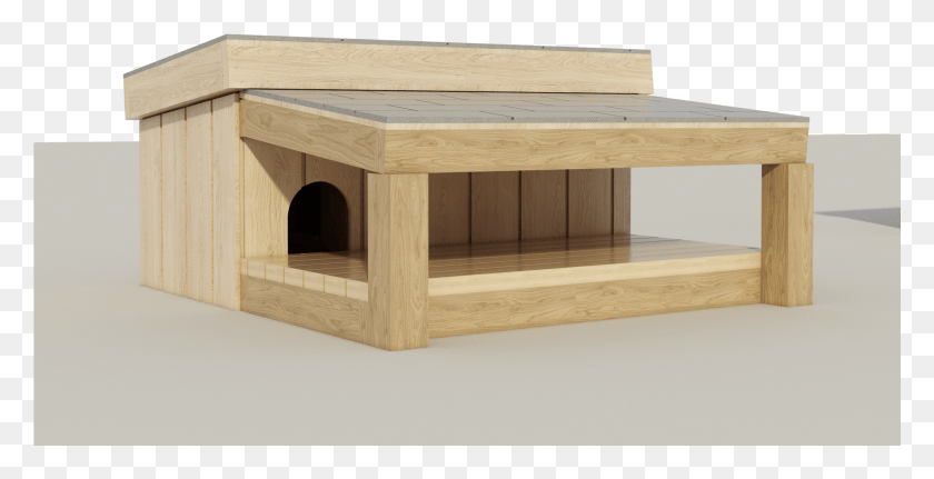 2001x952 Dog House Plans Transparent Background Dog, Furniture, Table, Wood HD PNG Download