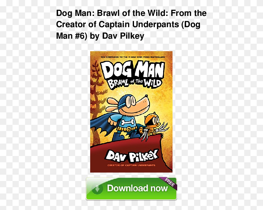 481x613 Dog Man Book, Advertisement, Poster, Text HD PNG Download