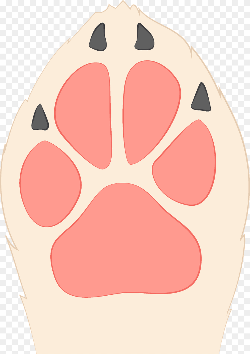 1356x1920 Dog Paw Clipart Sticker PNG