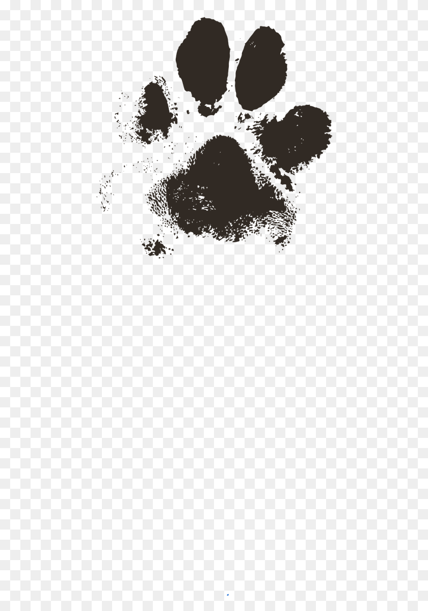 468x1140 Dog Paw Paw Print Paw Prints Dog Paw Print Vector, Graphics HD PNG Download