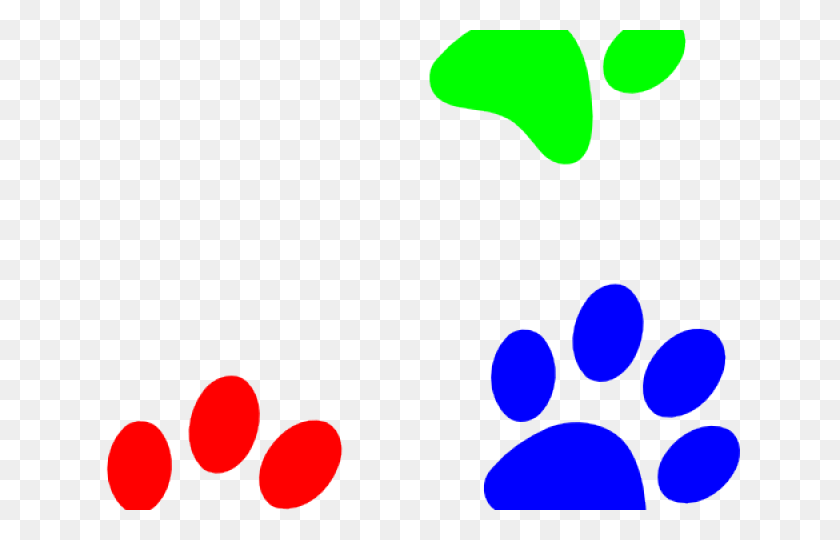 640x480 Dog Paw Print Vector Clip Art Cat Paws, Footprint, Sea, Outdoors HD PNG Download