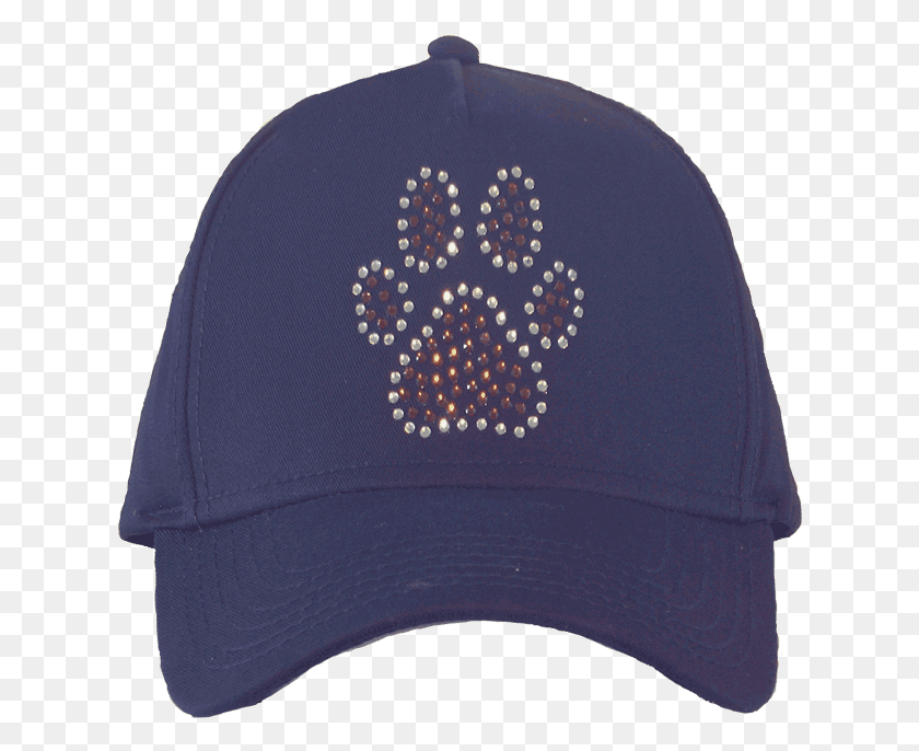 627x626 Dog Paw With Full Rhinestones Baseball Cap, Clothing, Apparel, Cap HD PNG Download