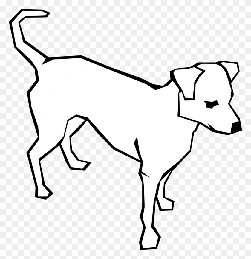 958x994 Собака Простой Рисунок Собаки, Домашнее Животное, Животное, Млекопитающее Hd Png Скачать