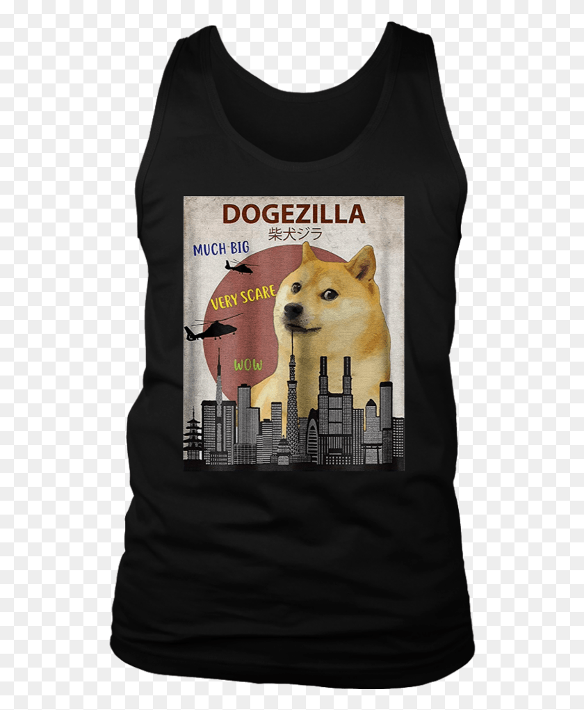 528x961 Dogezilla Shirt Смешной Doge Meme Shiba Inu Dog Рубашка, Одежда, Одежда, Подушка Hd Png Скачать