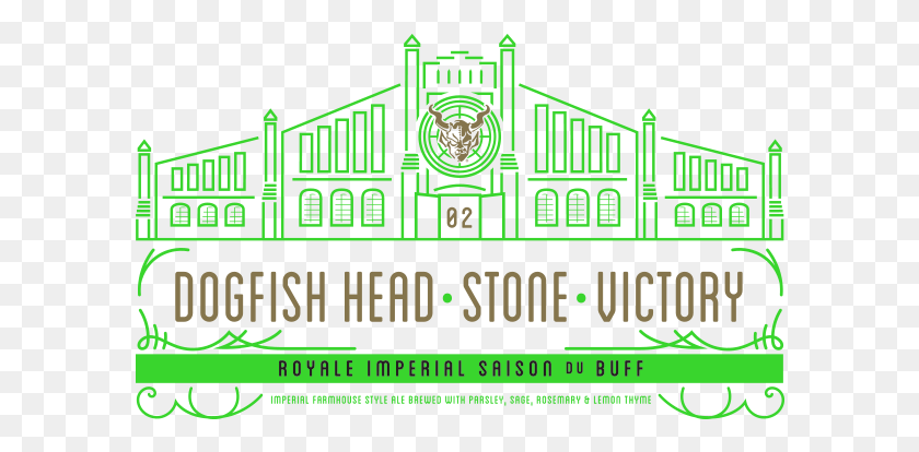 594x354 Dogfish Head Victory Stone Royale Imperial Saison 20th Century Masters The Millennium, Text, Logo, Symbol HD PNG Download