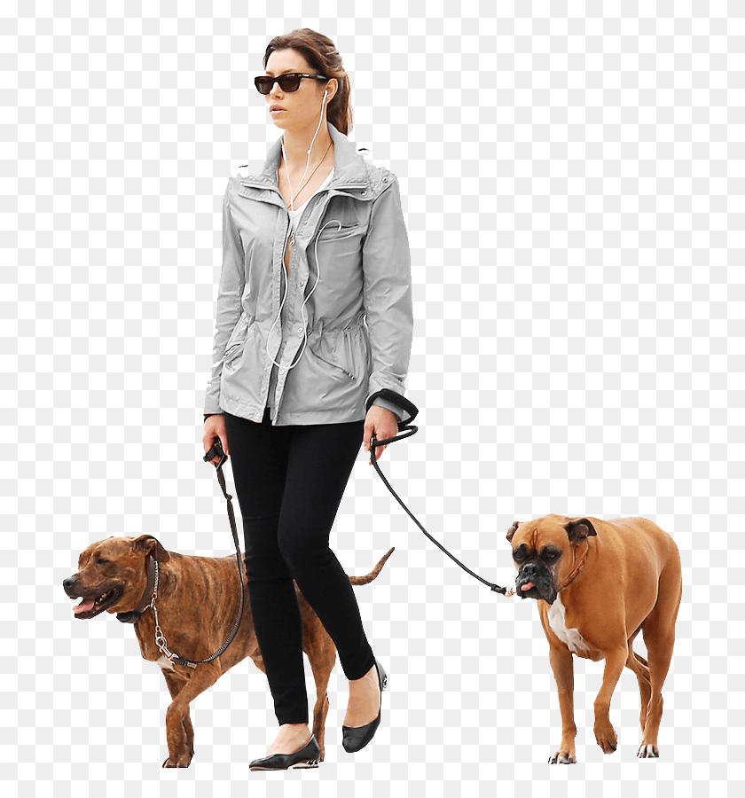 701x840 Dogs Person Walking Dog, Clothing, Long Sleeve, Sleeve HD PNG Download