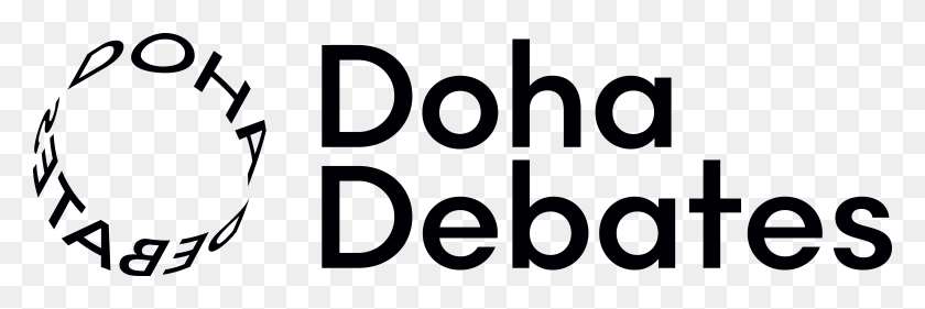 4778x1355 Doha Debates Logo, Number, Symbol, Text HD PNG Download