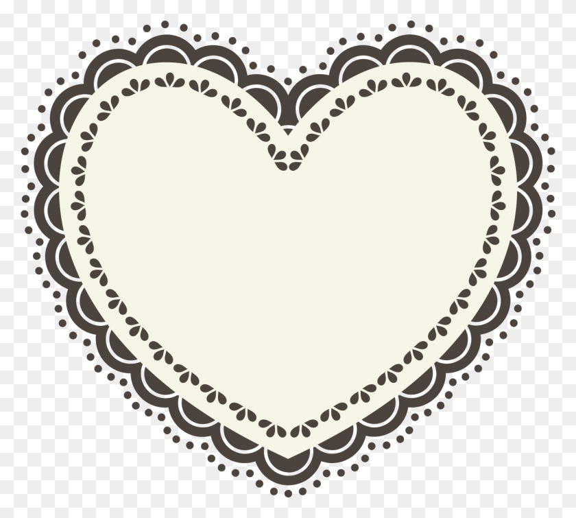 1200x1070 Doily Heart Clipart, Bracelet, Jewelry, Accessories HD PNG Download