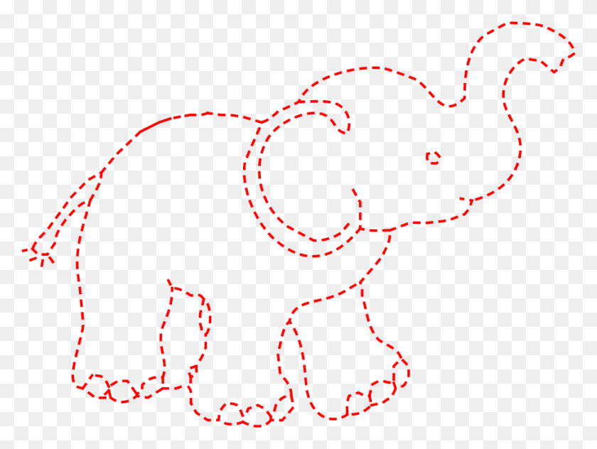 905x664 Doing A Centerline Trace With Detail Cranked Up High Dotted Pictures Of Elephant, Graphics, Text HD PNG Download