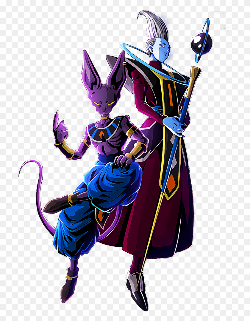 724x1016 Descargar Png Dokkanart Twitter Lol Tend Fast Beerus Y Whis, Persona, Humano, Gráficos Hd Png