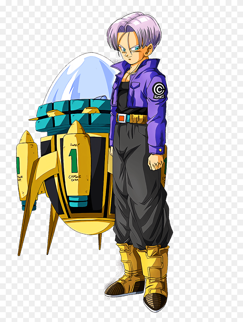 736x1054 Dokkanbattle Back To The Future Trunks Future New Dokkan Banner Global, Clothing, Apparel, Person HD PNG Download