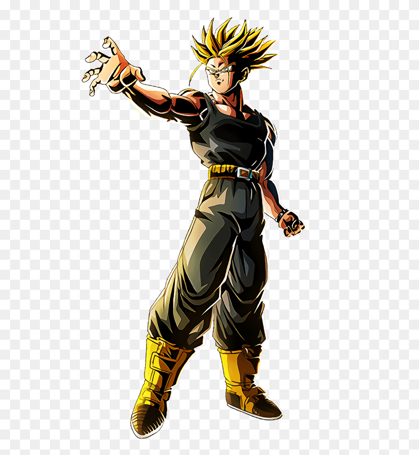519x851 Dokkanbattle The End Of Another Super Saiyan Trunks Dokkan Battle Trunks, Person, Human, People HD PNG Download