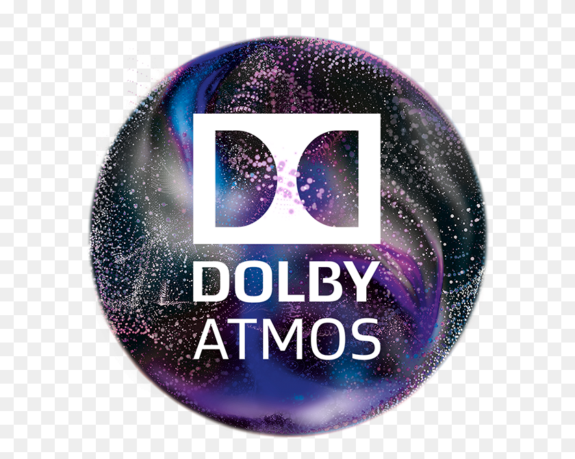 617x610 Dolby Atmos In The Cinema Logo Dolby Atmos Logo, Disk, Dvd, Astronomy HD PNG Download