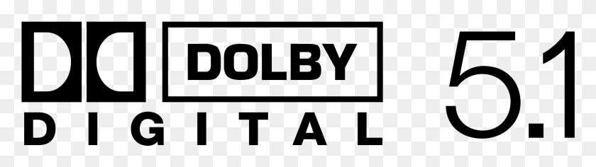 2331x526 Логотип Dolby Digital 5 1 Прозрачный Dolby Digital, Серый, Мир Варкрафта Png Скачать