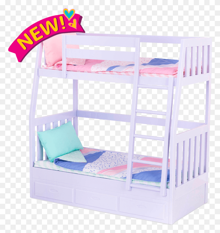 899x959 Doll Bunk Beds For 18 Inch Dolls Our Generation Dolls Bedrooms, Furniture, Bunk Bed, Bed HD PNG Download