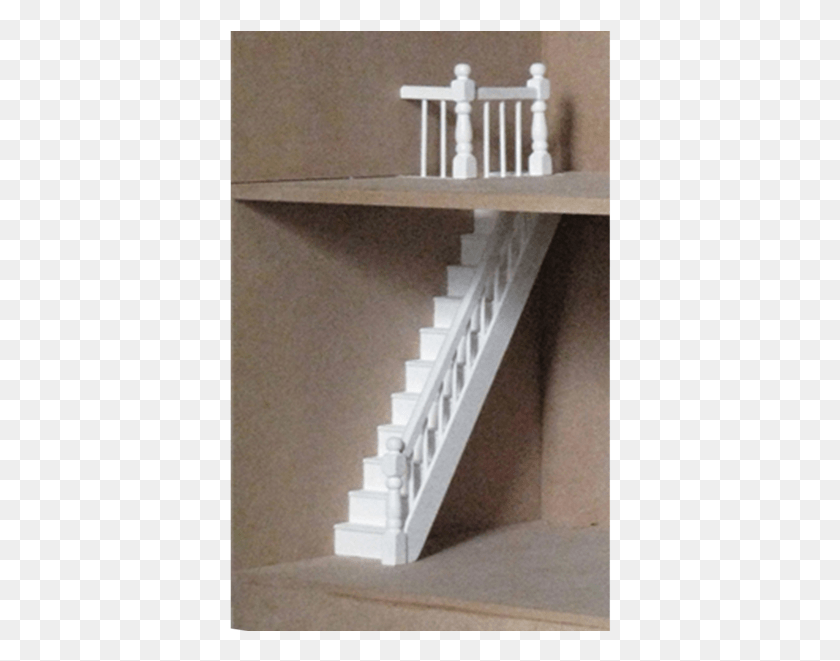 382x601 Doll House Staircase, Handrail, Banister, Interior Design HD PNG Download