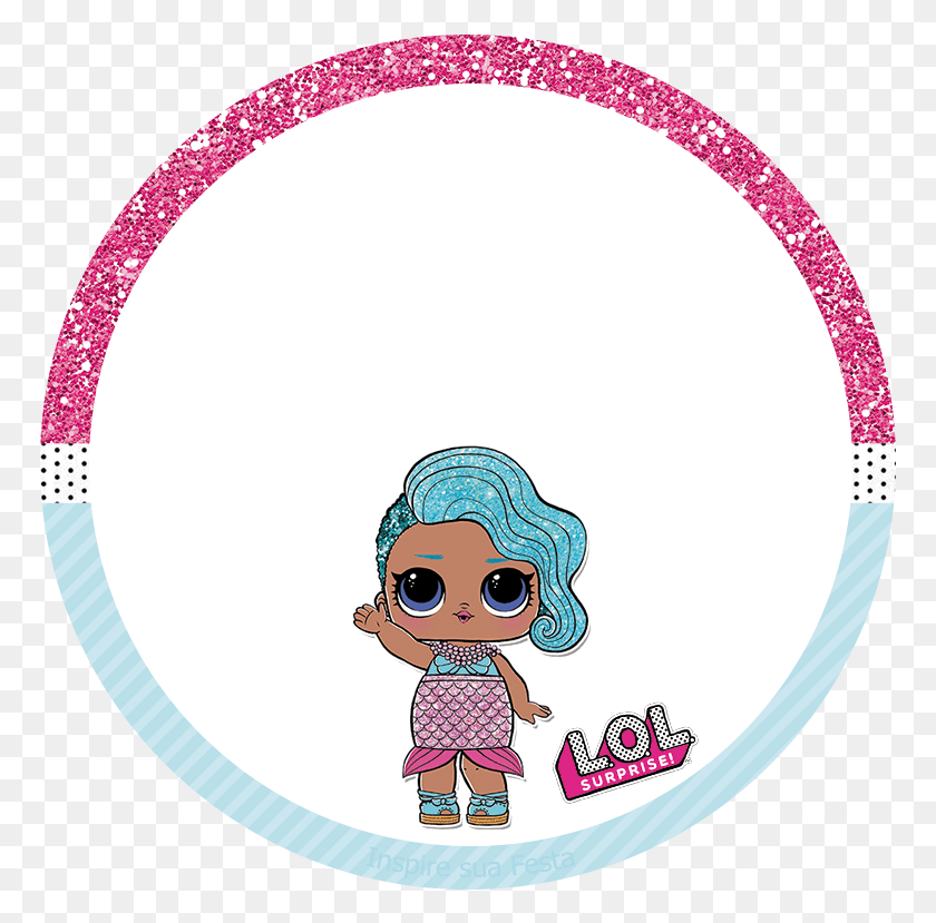 769x769 Doll Party Lol Dolls Cute Girls Cake Toppers 1st Splash Queen Lol Surprise, Sunglasses, Accessories, Accessory HD PNG Download