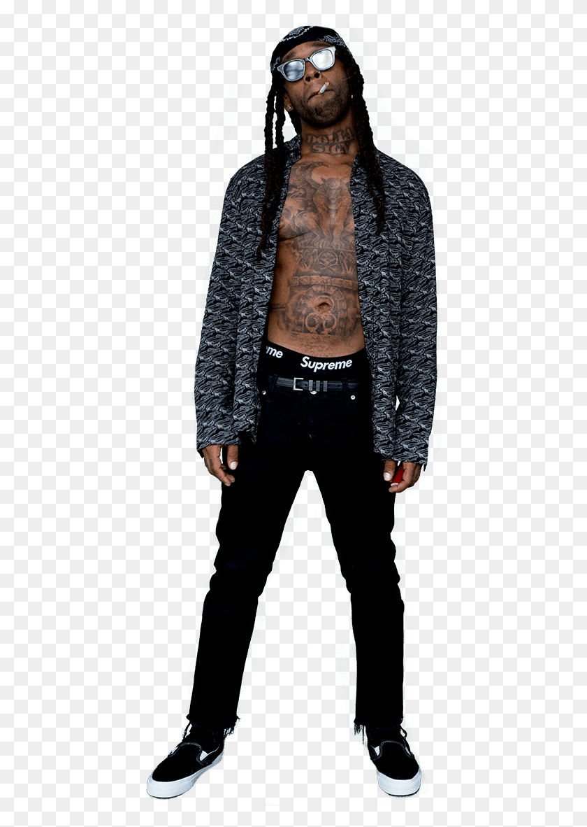 429x1122 Dolla Ign Taylor Gang Transparent Ty Dolla Sign, Skin, Clothing, Apparel HD PNG Download