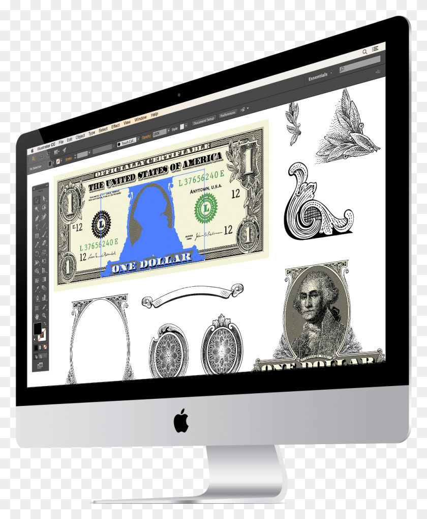999x1229 Dollar Bill 1 Clipart United States One Hundred Dollar Bill, Text, Bird, Animal HD PNG Download