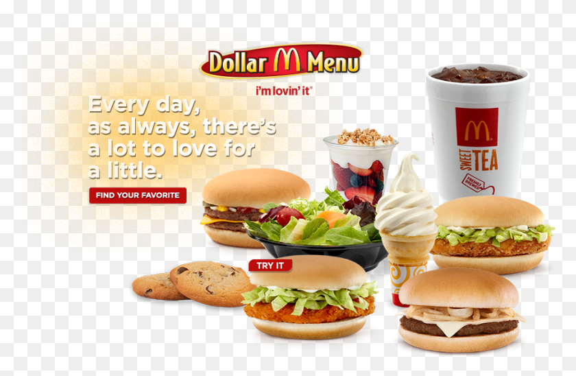 896x561 Dollar Menu Advert Value Menu, Burger, Food, Ice Cream HD PNG Download