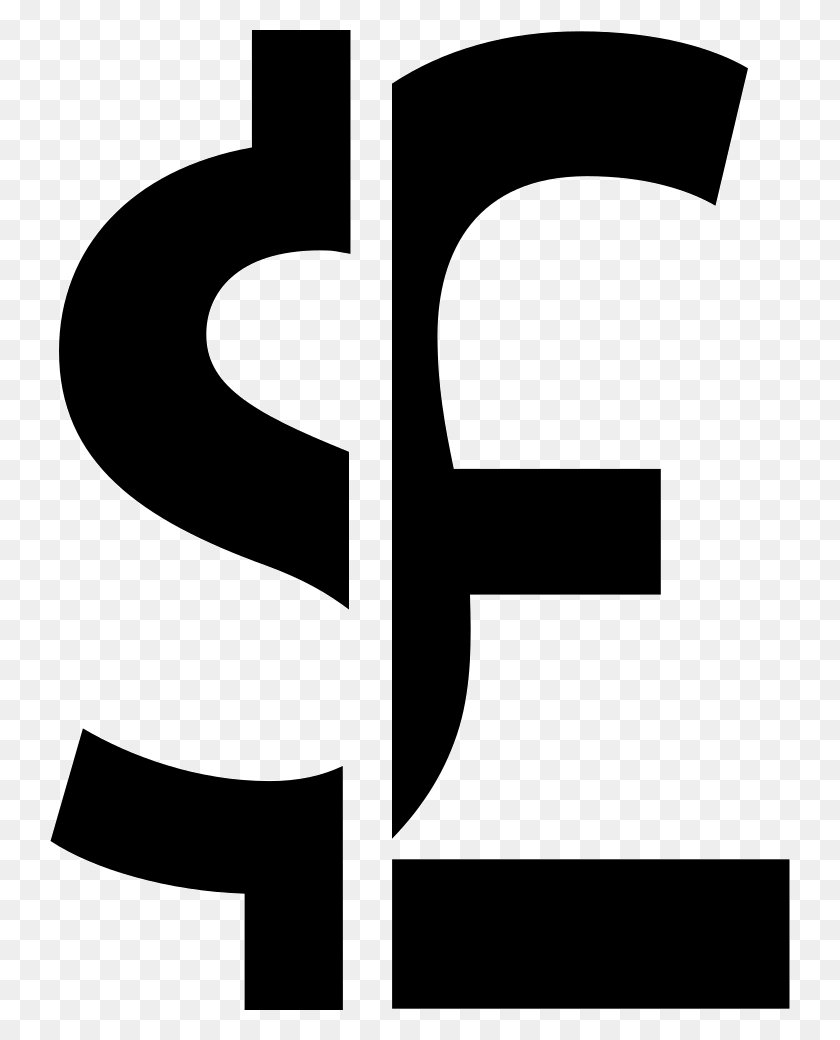 740x980 Dollar Pound Currencies Money Symbol Comments Cross, Text, Axe, Tool HD PNG Download