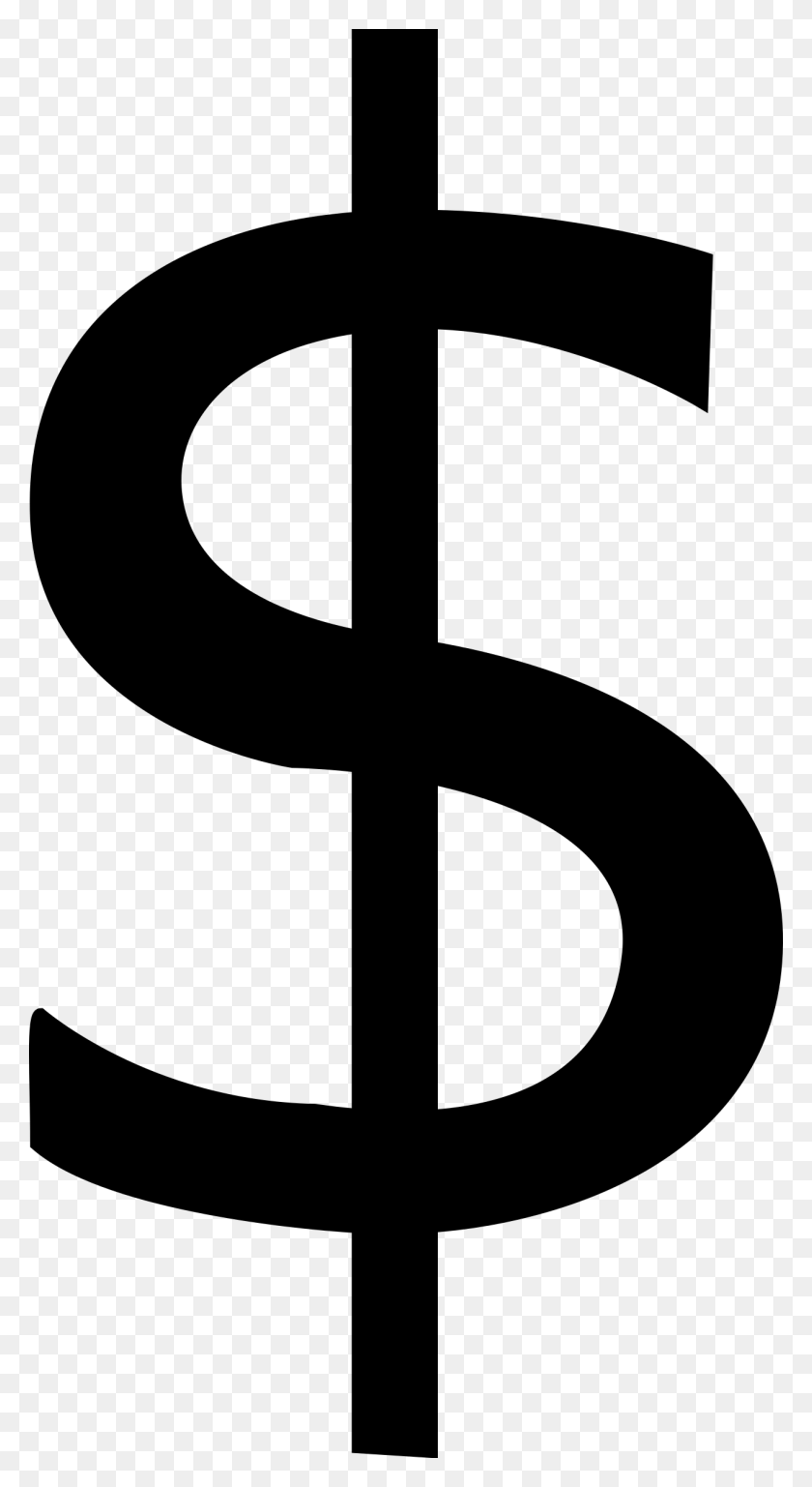 1267x2400 Dollar Sign Black Dollar Signs Clipart, Number, Symbol, Text HD PNG Download