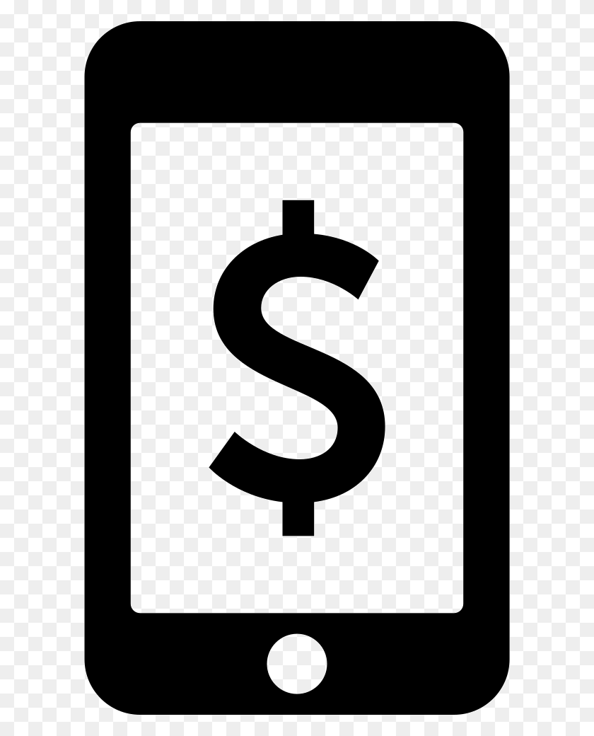602x980 Dollar Sign On Tablet Or Phone Screen Comments, Number, Symbol, Text HD PNG Download