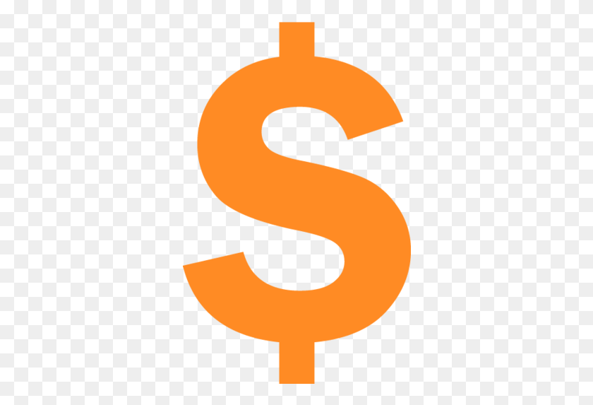 324x513 Dollar Sign Orange Dollar Sign, Text, Alphabet, Number HD PNG Download