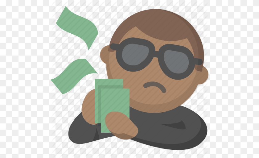 512x512 Dollars Making It Rain Money Rich Strip Club Throwing, Accessories, Goggles, Animal, Fish Sticker PNG