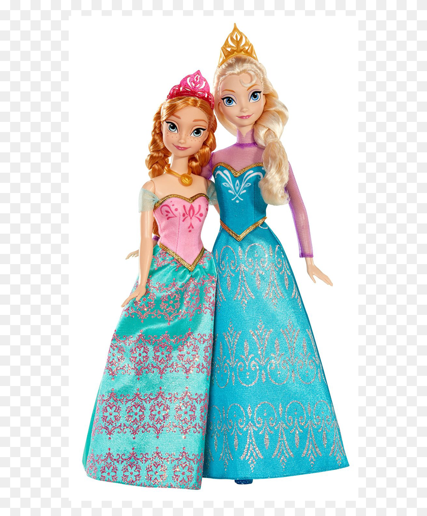 571x956 Muñecas Frozen Royal Sisters Muñeca, Juguete, Barbie, Figurilla Hd Png