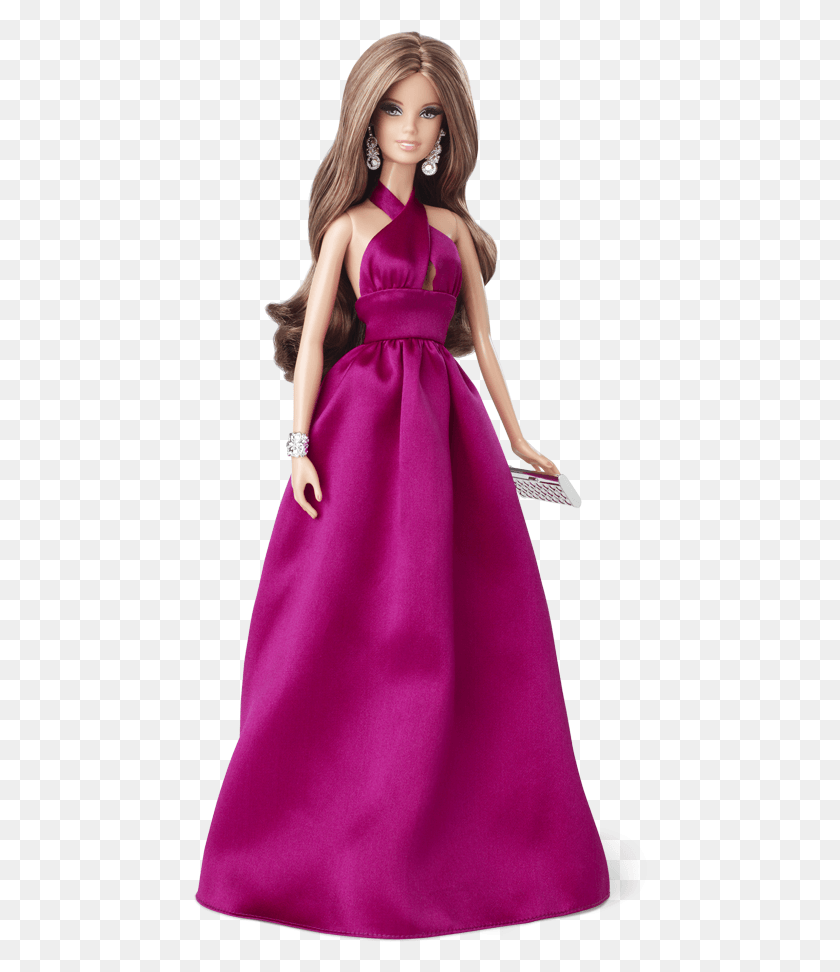 454x912 Dolls Pictures Images For Girls Barbie Pink Baby Barbie Doll Look Pink Gown, Toy, Figurine, Person HD PNG Download