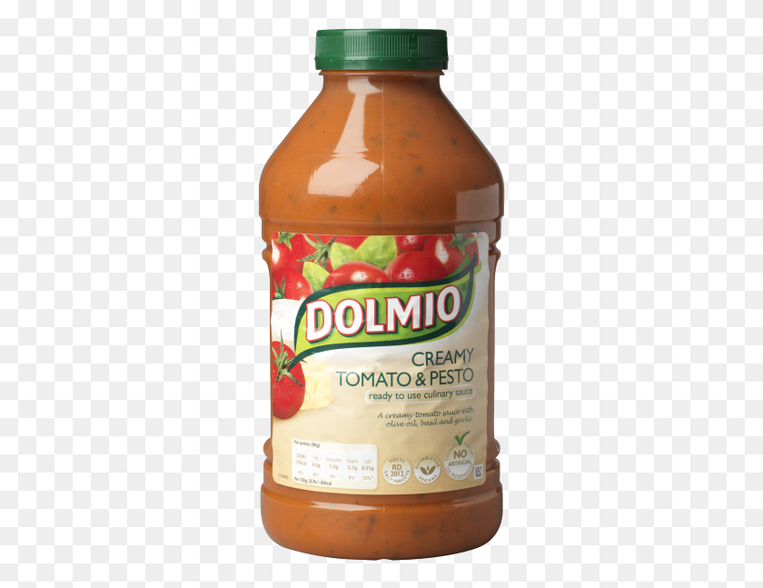 273x587 Dolmio Creamy Tomato Pesto Dolmio Pasta Sauce, Food, Relish, Pickle HD PNG Download