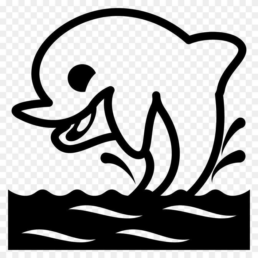 Dolphin Emoji Animal, Mammal, Sea Life Clipart PNG